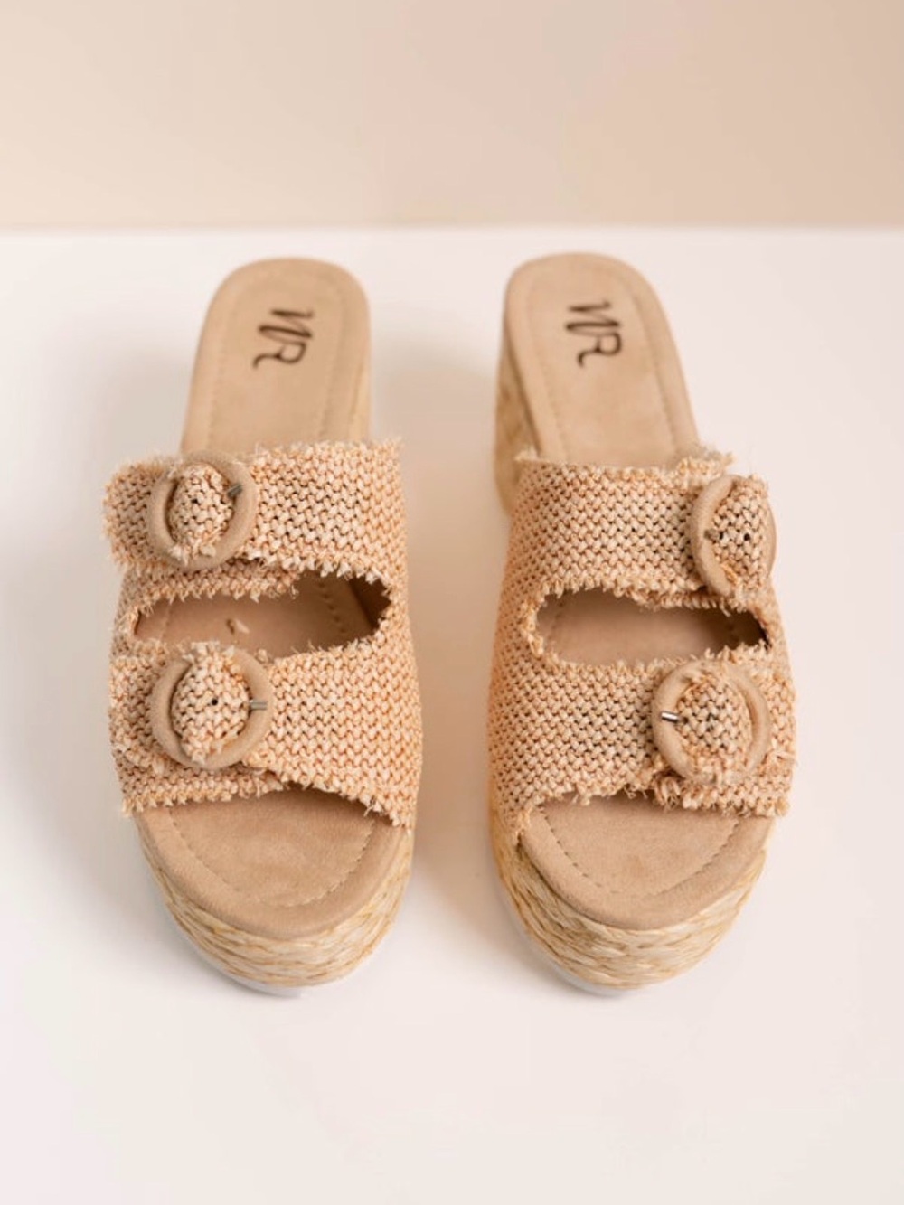 Eriwen Espadrille Platform in Cream
